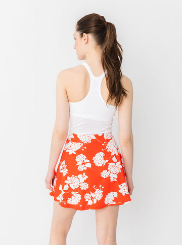 Rally Skort - Summers' Silhouette in Poppy