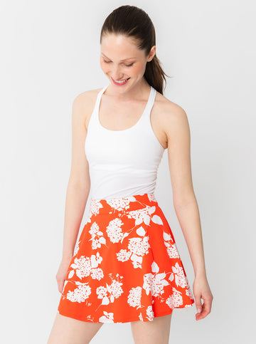 Rally Skort - Summers' Silhouette in Poppy