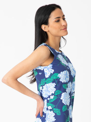 Ryder Dress - Hydrangea Walk in Regatta