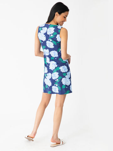 Ryder Dress - Hydrangea Walk in Regatta