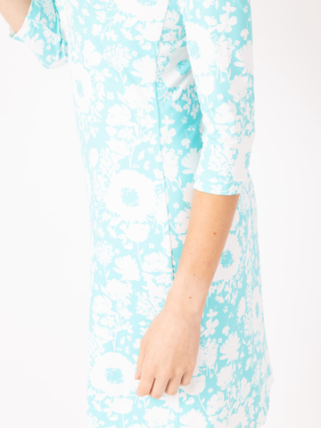 Bimini Dress in Blushing Buds Capri
