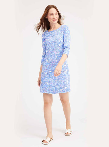 Bimini Dress - Beach Blossom in Regatta