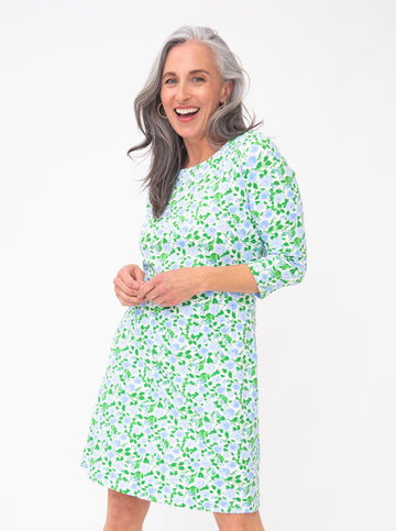 Bimini Dress - Rosebud in Sky