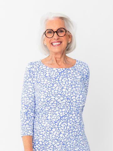 Bimini Dress - Ruth's Hydrangea in Chatham