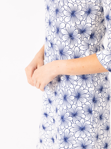 Bimini Dress in Shoreline Petals Monomoy