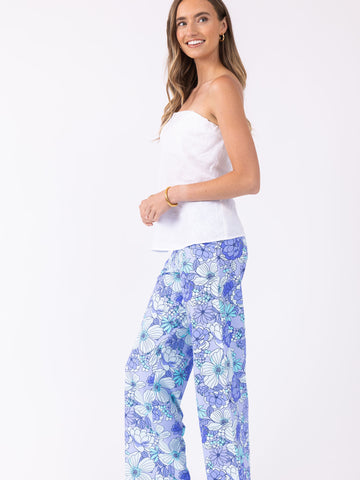 Hillary Pant in June Blooms Regatta
