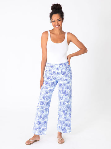 Hillary Pant in Shell We Dance Blue