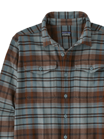 Men's Fjord Flannel Shirt in Rising Storm: Blue Sage