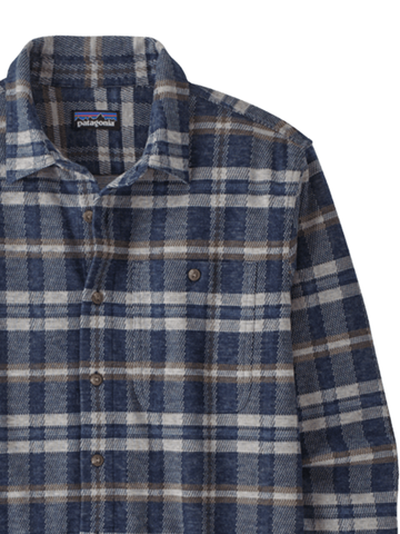 Men's Stretch Fjord Flannel Shirt in Freeride: New Navy