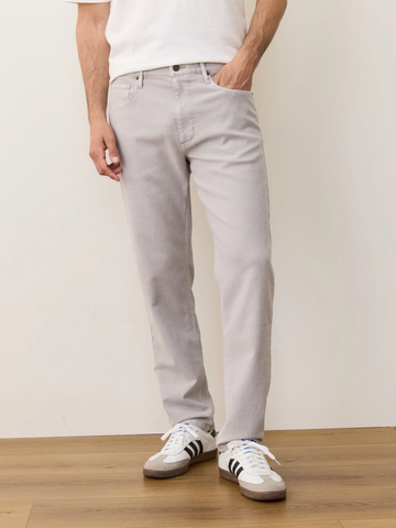 5 Pocket Flex Terry Pant Slim Straight in Light Grey
