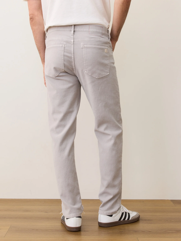 5 Pocket Flex Terry Pant Slim Straight in Light Grey