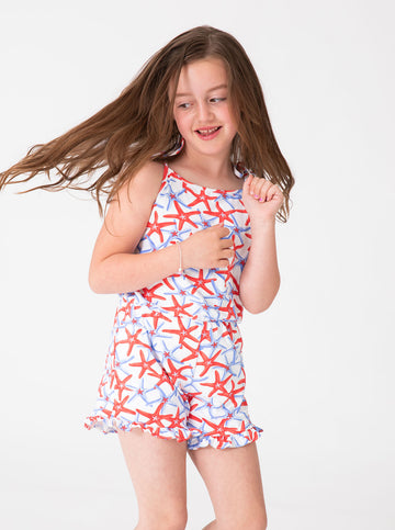 Rosie Romper in Summer Stars