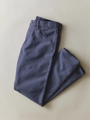 5 Pocket Flex Terry Pant - Slim Straight in True Navy