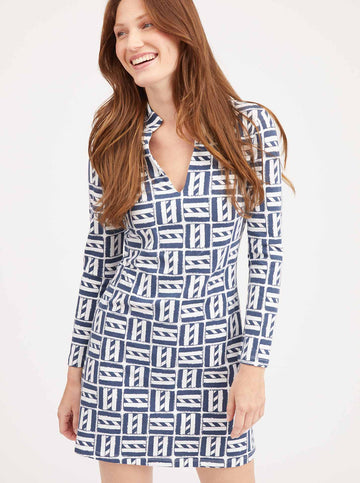 Mahi Tunic Dress - Cape Cod in Navy