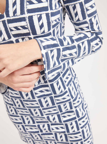 Mahi Tunic Dress - Cape Cod in Navy