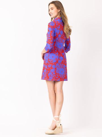 Charleston Dress in Blushing Buds Marina