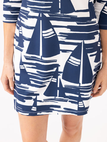 Charleston Dress in Back to the Coast Monomoy