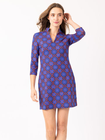 Charleston Dress in Roselle Heritage