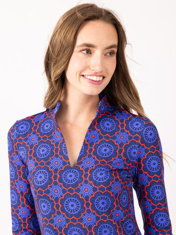 Charleston Dress in Roselle Heritage