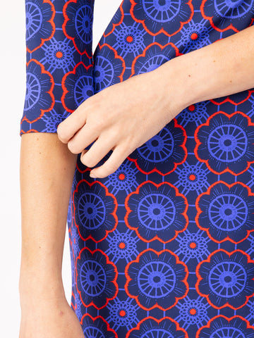 Charleston Dress in Roselle Heritage