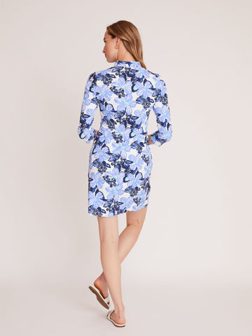 Charleston Dress in Spring Fling Marine Blue