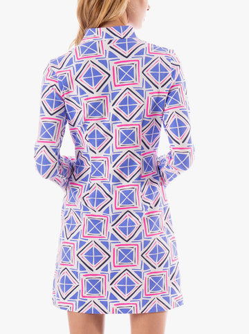 Mahi Tunic Dress - Menemsha in Regatta