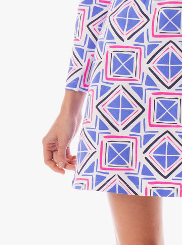 Mahi Tunic Dress - Menemsha in Regatta
