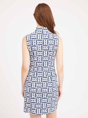 MAHI Sleeveless Tunic Dress - Cape Cod in Navy