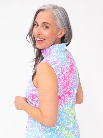 Schooner Dress - Rainbow Floral