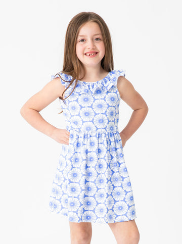 Amelia Dress in Chatham Lace in Regatta