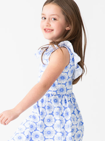 Amelia Dress in Chatham Lace in Regatta