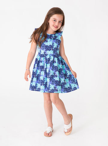 Amelia Dress in Into the Meadow Monomoy