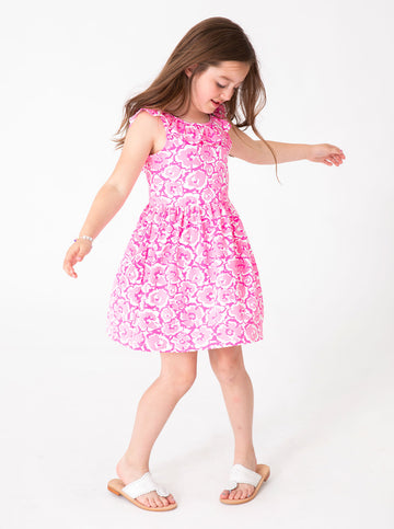 Amelia Dress in Pick Your Petals Pink