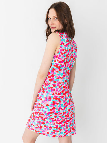 Bayview Dress in Hidden Shells in Poppy
