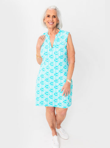 Bayview Dress in MAHI GOLD in Capri