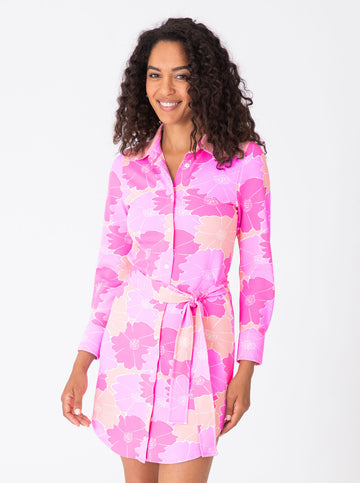 Daybreak Dress - Glowing Gardenia in Pink