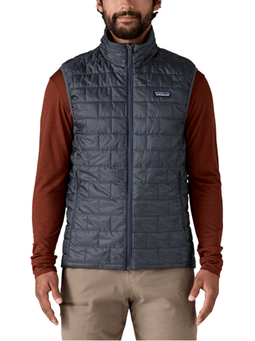 Men's Nano Puff Vest in Smolder Blue