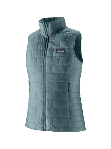 Women's Nano Puff Vest in Blue Sage