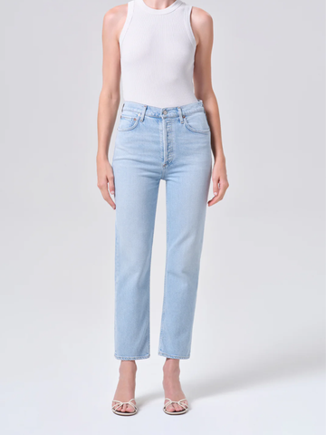 90's Pinch Waist Crop in Flaunt