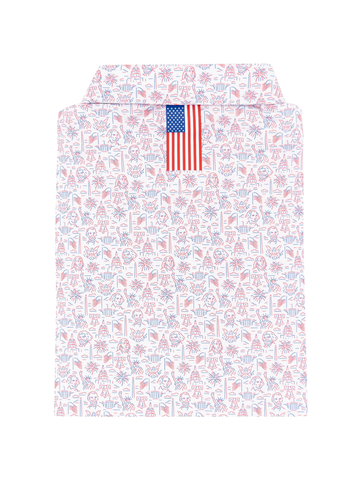 The American Icon Polo in White