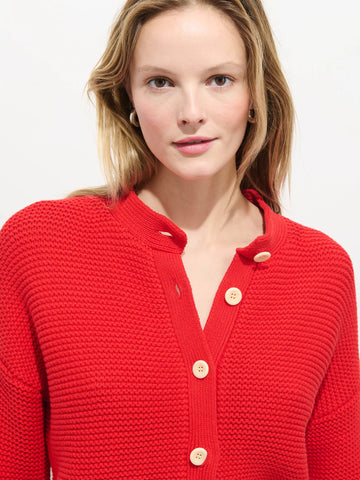 Nico Chunky Cardigan in Tomato