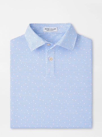 Alta Youth Performance Jersey Polo in White