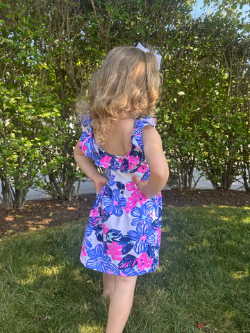 Amelia Dress in Spring Fling Lilac