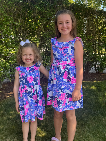 Amelia Dress in Spring Fling Lilac