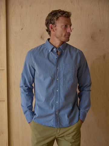 American Oxford Shirt in Union Blue