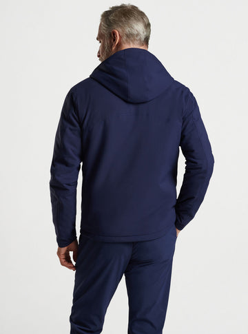 Approach Insulated Half-Snap Hoodie in Navy