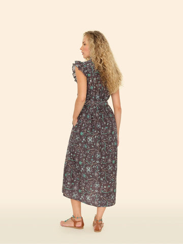 April Dress - Graphite Mint