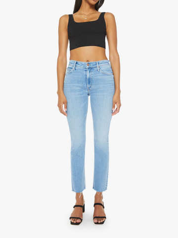 Mid Rise Dazzler Ankle Fray in Blessing in Disguise