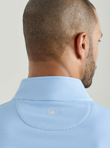 Custom Cape Perth Sugar Stripe Performance in Bluebird