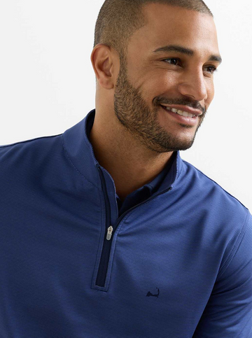 Custom Cape Perth Sugar Stripe Performance in Navy/Navy Sport
